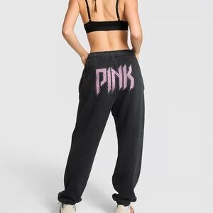 PINK IVY FLEECE CAMPUS SWEATPANTS
